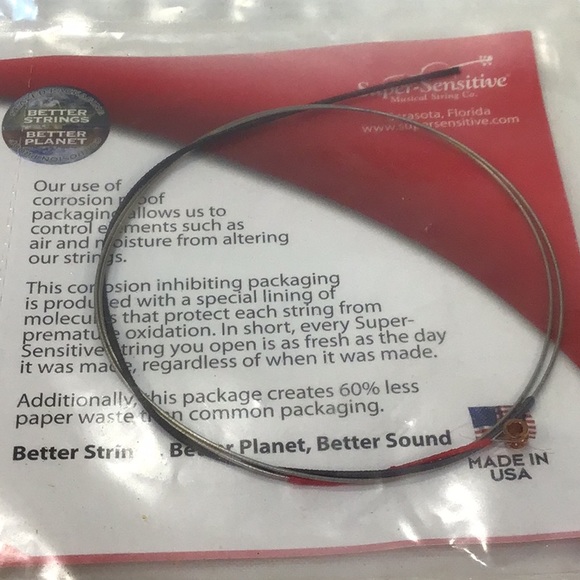 Lot of 5 D 4/4 medium violin strings NWT - Picture 3 of 4